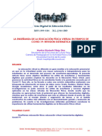 La Enseñanza de La EF Virtual en Tiempos de Covid 19