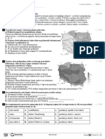 I. Zróżnicowanie środowiska przyrodniczego Polski Test (z widoczną punktacją)