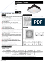 LED Fuel Pump Canopy: Project: Type: Catalog #