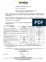 DC Weber P40 Max2 Adeziv I Masa de Paclu Pentru Vata Minerala - Suceava - 2023