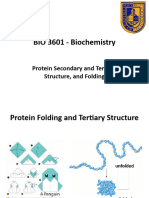 LEC 04 - Protein Secondary & Tertiary Structure, Protein Folding, Quaternary Structure