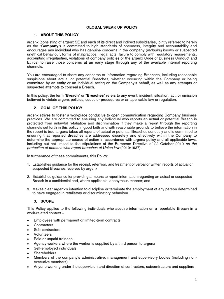 argenxse-speak-up-policy-2021-en-pdf-audit-regulatory-compliance
