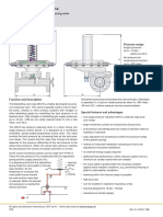 Blanketing Valve: Low Pressure Reducing Valve