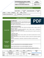 Identificación de La Secuencia Didáctica: Código