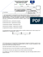 Atividade Avaliativa de Física - 1º Bimestre Conteúdo Valor Das Questões Instruções