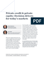 Private Credit & Private Equity Decision Drivers For Today's Markets