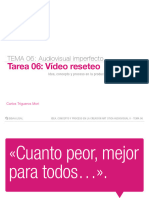 TAREA 06 - Vídeo Reseteo - 3.2AV USAL 2023-24 - TEMA 06 - AUDIOVISUAL DOMÉSTICO