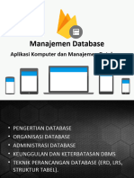 Materi 9 - Manajemen Database