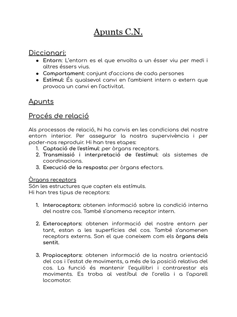 Apunts C.N. | PDF