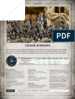 Aos Warscroll Chaos Knights en