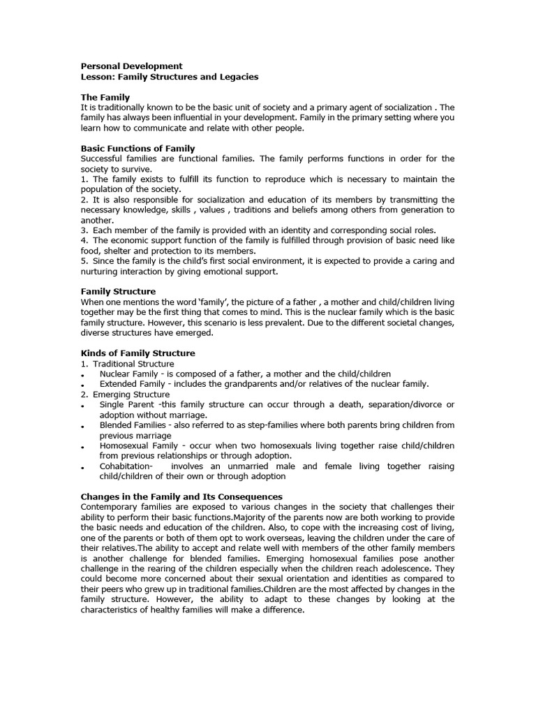 Understanding Family Roles and Dynamics | PDF | Cost Of Living | Family