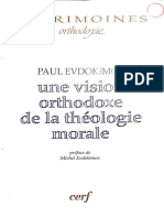 (Patrimoines - Christianisme) Paul Evdokimov - Une Vision Orthodoxe de La Théologie Morale-Cerf