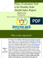 Appleton School Student Health Report