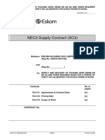 NEC3 Supply Contract