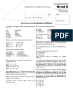 LISTA - Notação Científica