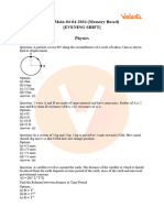 JEE Main 2024 (April 4 Shift 2) Question Paper With Solutions (PDF)