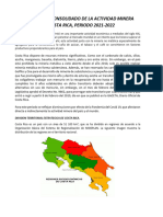 Diagnostico de La Actividad Minera en Costa Rica Periodo 2022