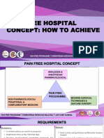 Pain Free Hospital Concept-How To Achieve