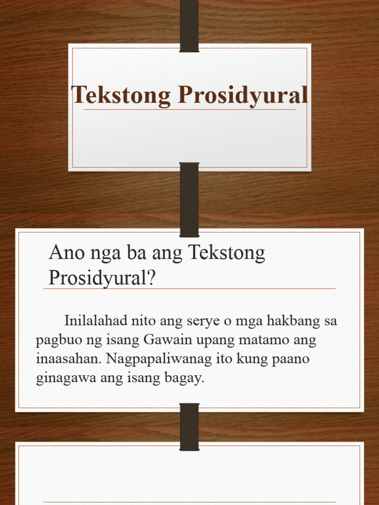 WEEK 8 Tekstong Prosidyural | PDF