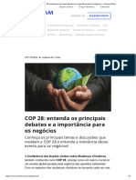 COP 28 - Entenda Os Principais Debates e A Importância para Os Negócios Amcham Brasil