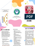 Folleto Triptico Actividades Infantiles Organico Multicolor