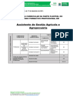 Estrutura Curricular AGRONEGÓCIO