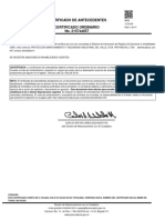 Certificado Proyseval Ltda Procuraduria