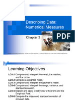 Describing Data: Numerical Measures