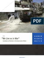 HRW Report on Syria