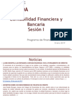 Sesión I - Cont. Financiera y Bancaria