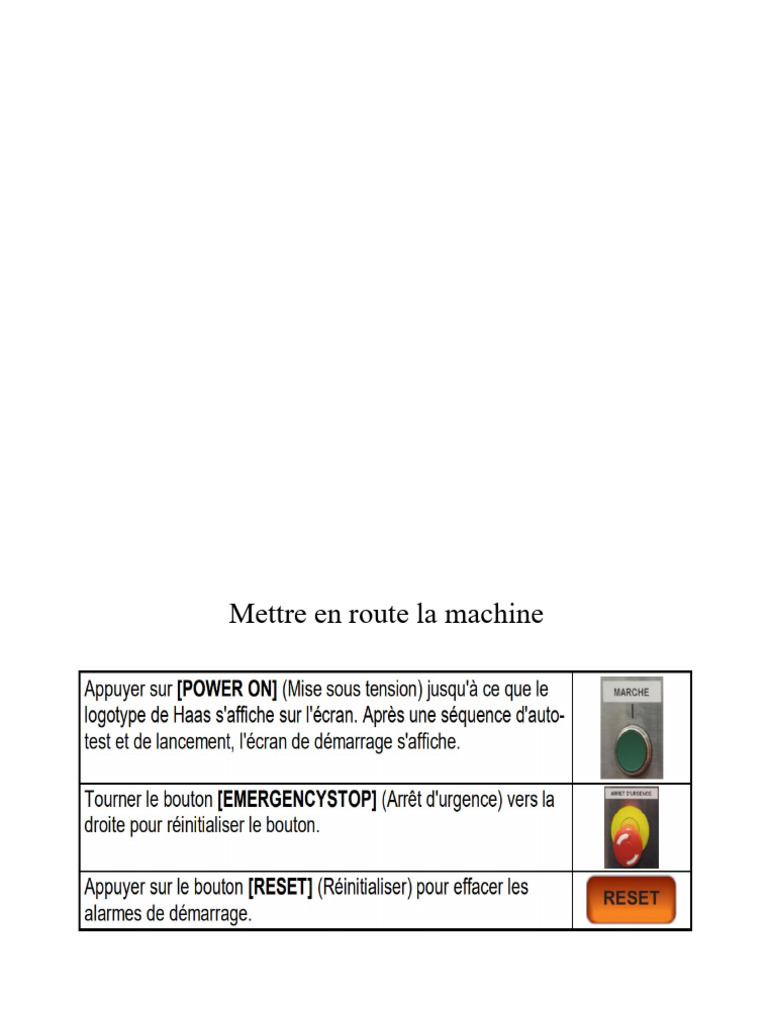 Mise en route et réglage CNC Haas | PDF | Machine-outil à commande ...