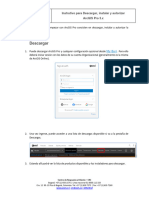 Instructivo para Descargar, Instalar y Autorizar ArcGIS Pro 3.X Usuario de ArcGIS Online