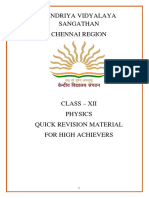 003 Xii Phy Study Material Quick Revision For High Achievers