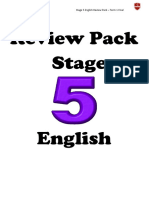 Stage 5 English Term 1 Final Review Pack