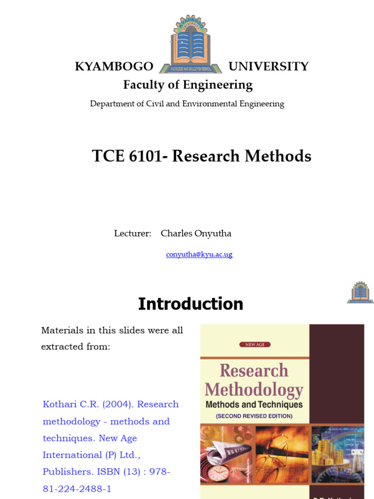 Lecture 2 Pdf Methodology Quantitative Research