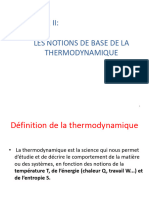 chapitre-II NOTIONS - BASES Thermodynamiques Isetj