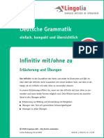 Deutsch Verben Infinitiv Mit Zu de