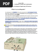 IEQ 05earthquake Lecture Notes