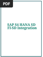 SAP S4 HANA - FI-SD Integration