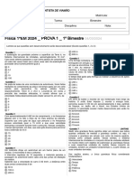 Física 1ºEM 2024 _ PROVA 1 _ 1º Bimestre