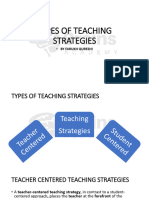 Types of Teaching Strategies