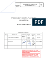 4) Procedimiento de Prueba Hidrostática