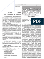 R. S. G. #188-2016-Minedu - Norma Tecnica Receso y Cierre de Isp y Carreras de Formacion Docente y Es de Formacion Artistica