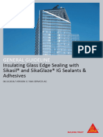 Guidelines IG Edge Sealing Sikasil SikaGlaze Sealants Adhesives EN