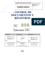 14 - Procedimiento de Control de Documentos y Registros 2023
