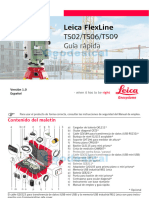 Leica Guia Rapida Estacion Total Serie Flexline Ts