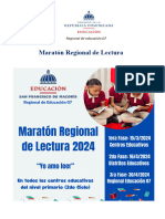 Bases Maratón Regional de Lectura 2024