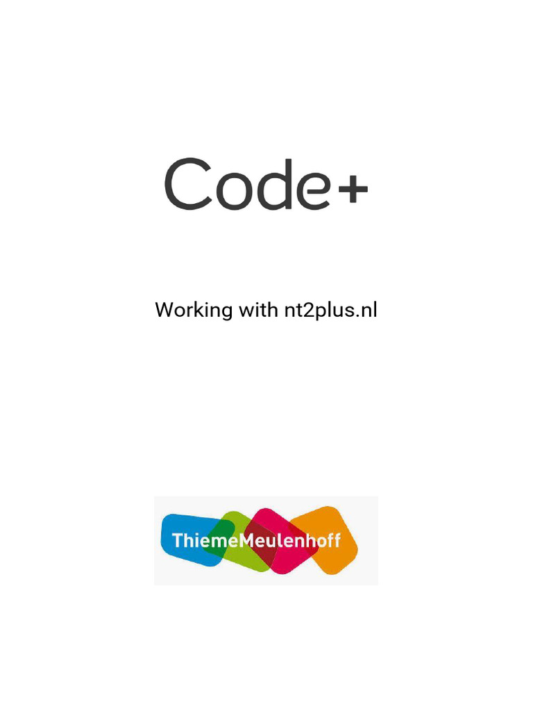 Manual Participant Nt2plus.nl - Code+ | PDF | Computing | Linguistics