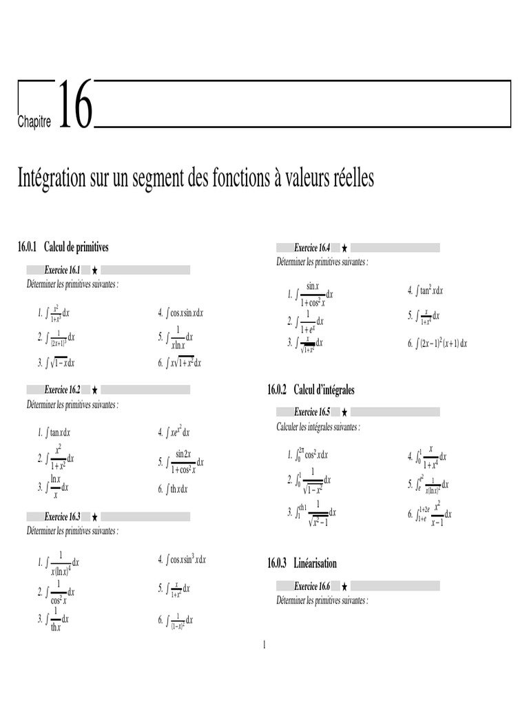 Intégration sur un segment des fonctions | PDF | Calcul | Analyse ...