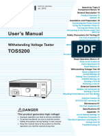 Fuente de Poder Kikusui TOS5200 - USER - E